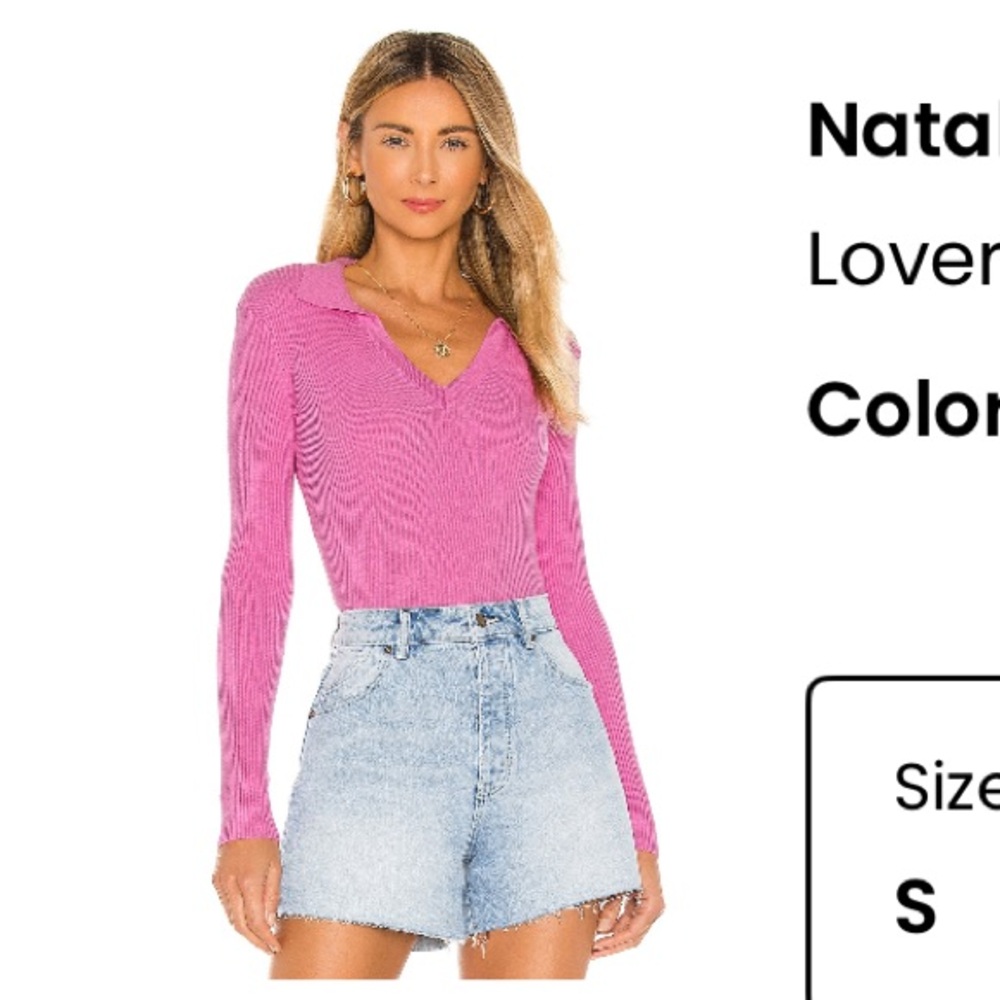 Lovers and Friends Natalia Knit Top in Pink